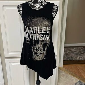 HD Harley Davidson Bling Flow Style Tank sz. S